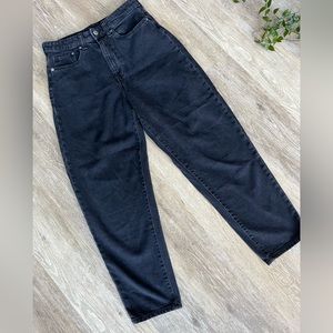 H&M high rise black jeans.